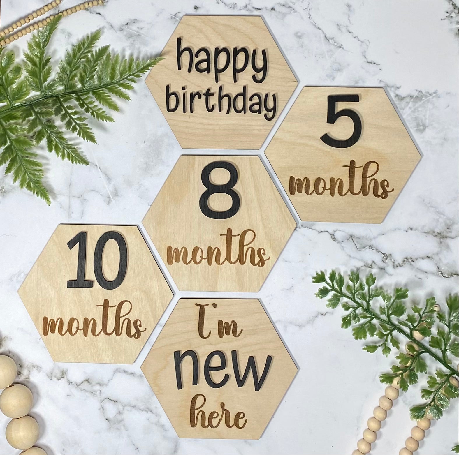 Infant Milestones | Baby Announcements | Monthly Discs | First Year